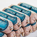 Die berühmte Zeppelinwurst - exlusiv bei Feinkost Ebert!